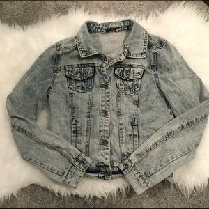 Acid Washed Highway Jeans Denim Jacket